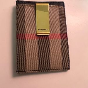 Burberry House Check money clip